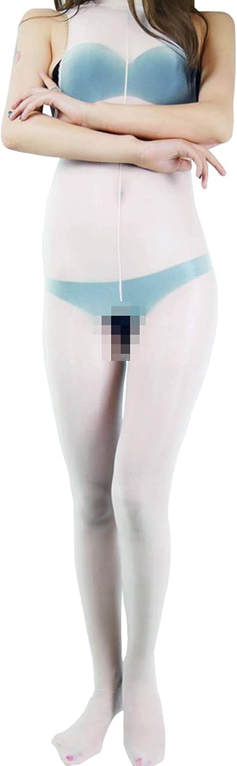 BESYFAY Damen Herren 8 Den Ärmellose Nylon Bodystocking UltradüNn Glanz  Glatt GanzköRper Strumpfhose mit Penishülle : Amazon.de: Drogerie &  Körperpflege