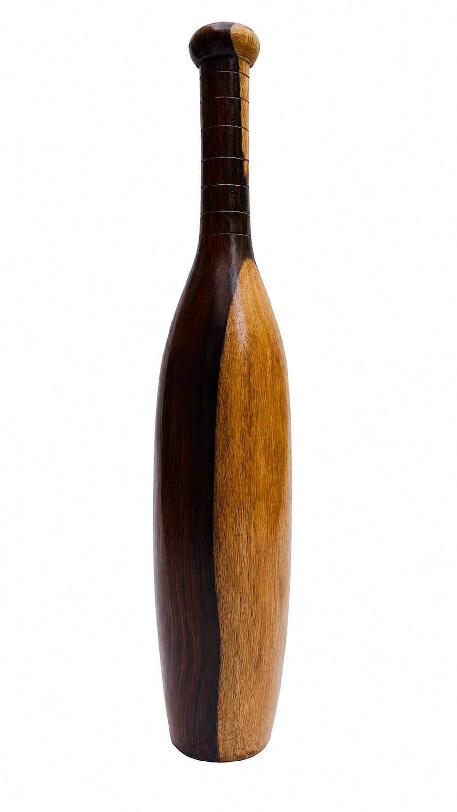Handcrafted Wooden Mace, Two-Tone Natural Wood, Polished Finish, Traditional Fitness Training (3, Kilograms)-picture-32