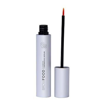 Lashfood Browfood Eyebrow Enhancing Serum | 3 Month Supply | Ecocert Natural Brow Enhancer Rejuvenating Eyebrow Booster For Thicker, Fuller, Stronger Brows With Phyto-Medic Complex 0.17oz