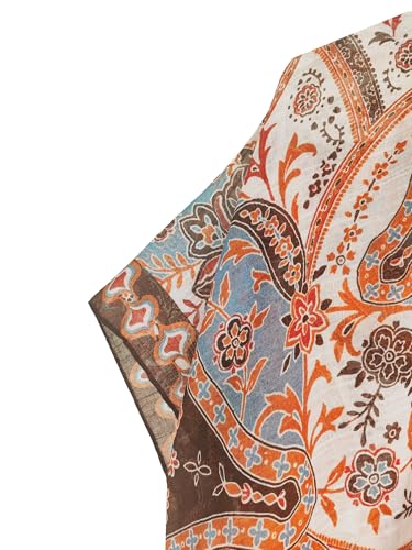 Image of Spicy Sandia Kimonos for Women Floral Beach Cover Up Loose Swimsuit Bathing Suit Coverup Cardigan for Summer Swimwear