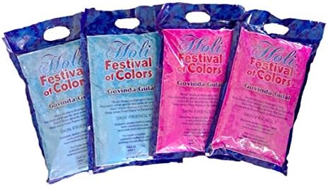 Color Powder Gender Reveal Kit 4 x 1kg Packets Blue/Pink Total of 8.8 pounds