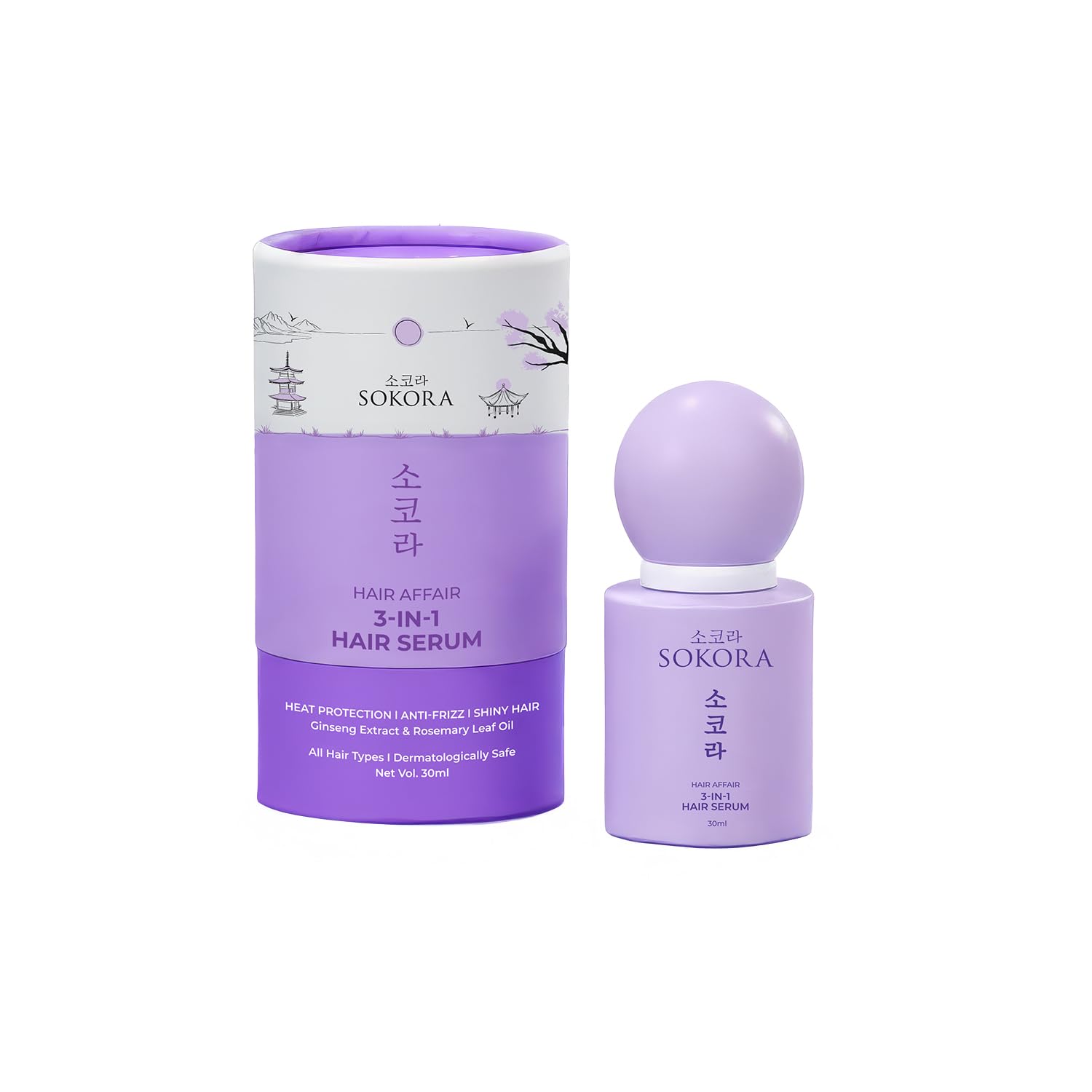 Hair Affair 3-in-1 Hair Serum for Women & Men | Anti-Frizz, Heat Protection & Shine | With Ginseng, Rosemary & Almond Oil | Lightweight Non-Sticky Serum for Smooth & Sleek Hair | All Hair Types- 30 ml-image-45