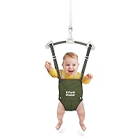 Vista 1 de Saltador de puerta para bebé Master Baby - Resistente con correa ajustable, suave asiento de rebote Johnny, ideal para regalo de bebé, instalación