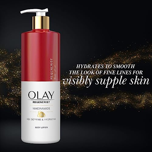 Olay Body Lotion for Women, Age Defying & Hydrating Dry Skin with Niacinamide, 4 ml (Pack of 4) - Image 3