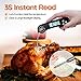 DOQAUS Bluetooth Wireless Meat Thermometer – Digital Cooking Thermometer with Probe – Three Probes