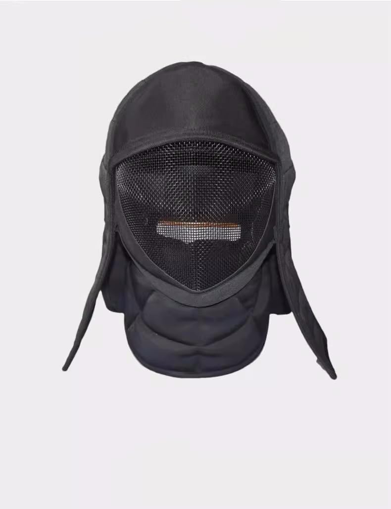 ASAki Hema Fencing Mask Overlay,with 2mm Rear Head Protection Plate,Made with Tear-Resistant Fabric.