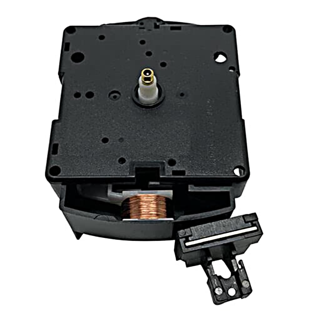 New Replacement Quartz German UTS Euroshaft Black Clock Pendulum Movement Mechanism (11mm shaft - suitable for clock faces 2mm thick)
