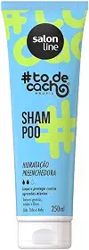 Salon Line, Shampoo, #TodeCacho, Hidratação Preenchedora, Vegano - Para Cabelos Ondulados, Cacheados e Crespos, 250ml