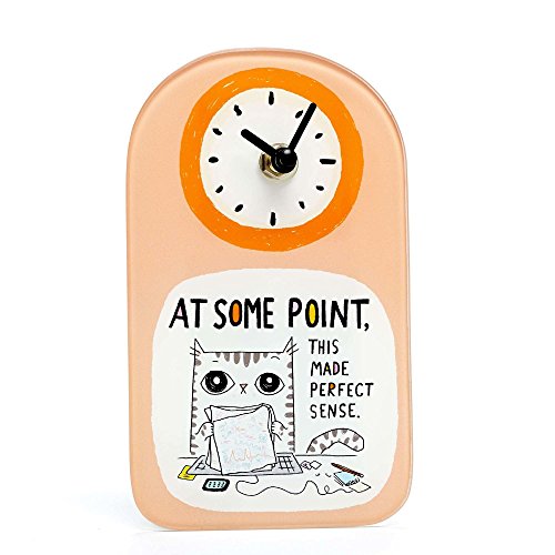 Enesco Cats@Work By Kathy Weller Clock - At Some Point This Made Perfect Sense #TOP5