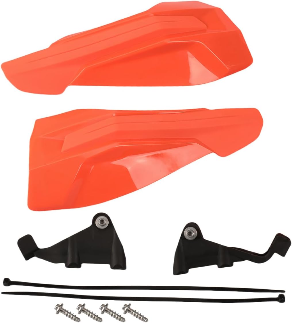 Motorcycle Handguards Soft Hand Guards Protector Nylon Hand Guard for KTM 125-500 XC XCF XCW SX SXF EXC EXCF TPi 6D 2014 2015 2016 2017-2023 (Orange)