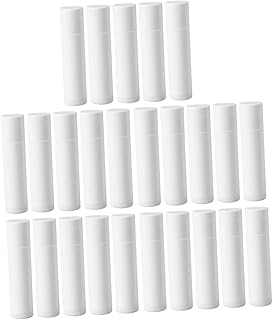 25 tubos vacíos con tapas, contenedores recar...