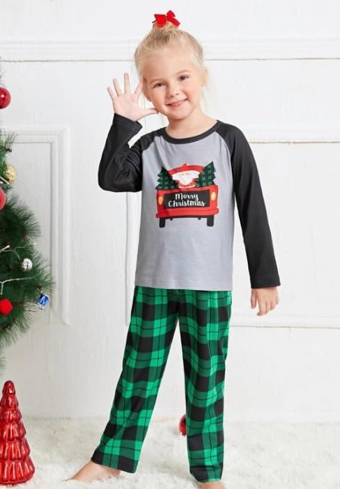 Ekouaer 2/3 Pack Girls Pajama Pants - Cute Print PJ Bottoms With Pockets, Soft Kids Lounge Pants With Elastic Waist - Image 3