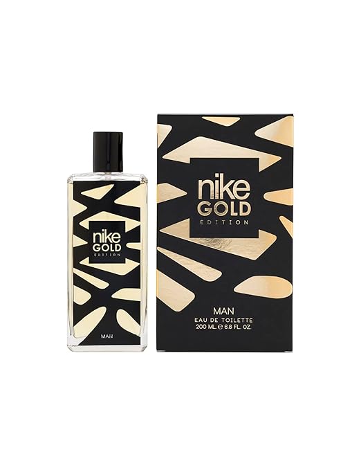 Nike - Gold Edition 200 Ml, Men'S Perfume, Gold Edition Cologne, Scented And Spray Format, Men'S Eau De Toilette, Elegant, Fresh And Powerful, Aromatic Cologne And Long Lasting