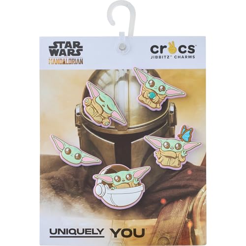 Image of Crocs Jibbitz Disney Star Wars Shoe Charm Packs, Grogu, 5-Pack