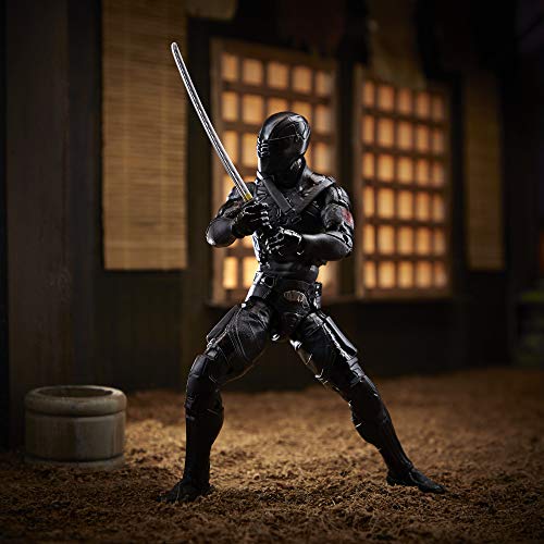 Figura G.I. Joe Classified Series Snake Eyes de 15 cm com Acessórios Temáticos - E8515 - Hasbro