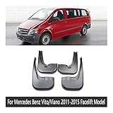 verkleidung viano Auto-Kotflügel Kotflügel vorn hinten Schmutzfänger Spritzschutz Verkleidung für Benz Vito Viano 2006 ~ 2015 W639 4Pcs, Bitte Vergleichen mit dem Original-One vor dem Kauf.