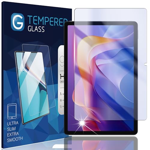【Awubaige】 ブルーライトカット For Redmi Pad 2 用の ガラスフィルム 11インチ フイルム For Redmi Pad 2 用の 保護フィルム 衝撃吸収 目に優しい 貼り付け簡単 気泡防止 高光沢 高透過率 飛散防止