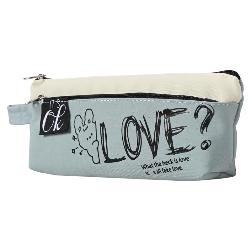 TECHNOCHITRA®Heartfelt Harmony Love-Printed Zipper Pencil Pouch for College Girls (B0CVRQYWNK) Amazon Price History, Amazon Price Tracker