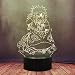 Cartone animato luminoso notturno Lampada da tavolo Jiraiya Gamabunta Sasuke decor LED 3D. Variopinto luce notturna tattile lampada remota lampada creativa anime manga lampada giocattolo USB Plug Cabl