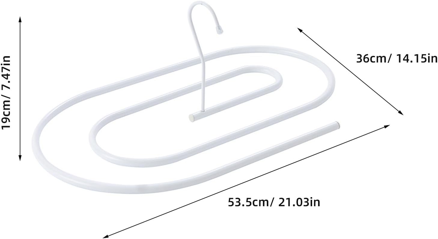 Garneck Metal Clothes Hanger Spiral Shaped Drying Rack Laundry Stand Hanger Rotating Hangers Quilt Coverlet Blanket Clothes Rack Space-Saving Folding s