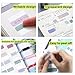 240PCS Sticky Index Tabs, Colored Strip Page Markers, Writable and Repositionable File Tabs Flags for Pages, Reading Notes, Classify Files, 12 Colors(1.8x1 inch)