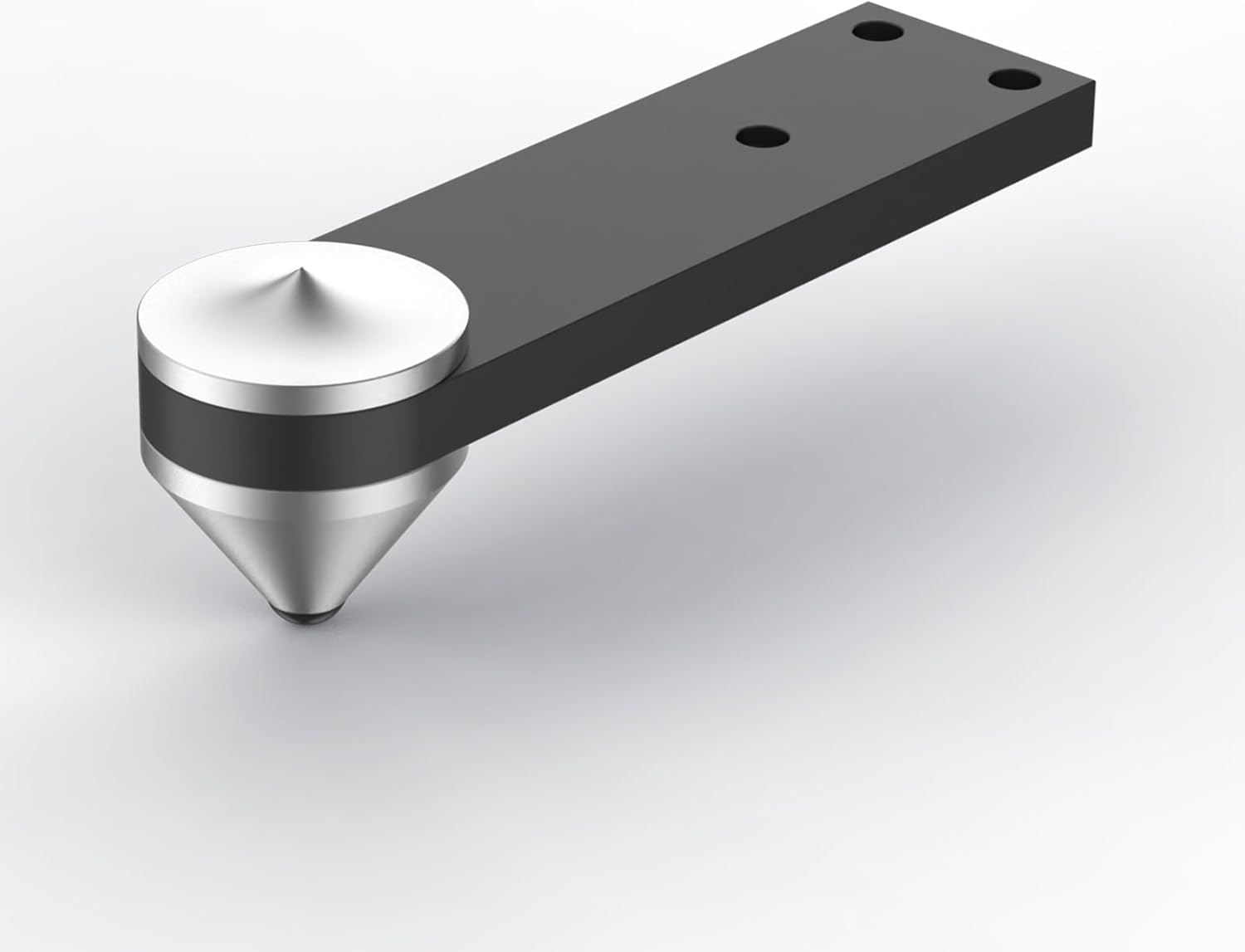 4PCS Speaker Shock-Absorbing Feet, Aluminum Alloy Base & Silicone Pads, Subwoofer Stand, Vibration Damping Spike for Bookshelf Speakers & Floor Boxes(Sliver)