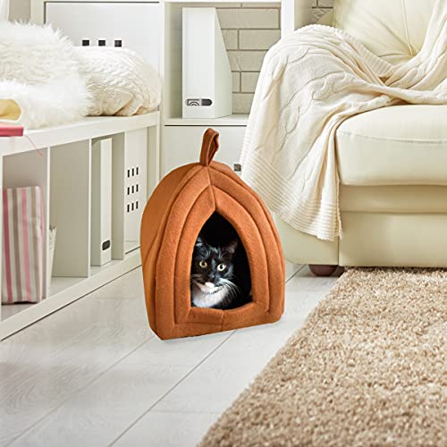 Petmaker 80-TB8801-TAN Cat House - Indoor Cat Bed With Removable Foam Cushion - Pet Tent For Kittens, Rabbits, Guinea Pigs, And Other Small Animals thumb #3