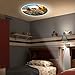 Projectables 11730 LED Plug-In Night Light, Amber and Brown, Light Sensing, Auto On/Off, Projects the Vast African Safari Featuring Elephants, Giraffes, Rhinos, and Zebras on Ceiling, Wall, or Floor