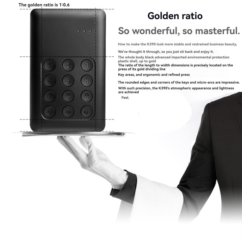 Disco rigido esterno portatile 2.5'' K390 Encryption HDD Digital 1TB per computer portatile, PC.