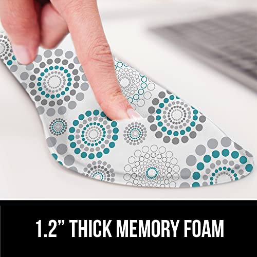 image for GORILLA GRIP Silky Gel Memory Foam Wrist Rest for Computer Keyboard, M