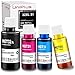 UniPlus 4X Nachfüll Tintenflasche Ersatz für HP 31 32XL 30 1VV24AE 1VU26AE Schwarz 165ml Cyan Magenta Gelb 100ml für HP Smart Tank Plus 555 570 655 559 HP Smart Tank 455 457 510 513 536 539 7005