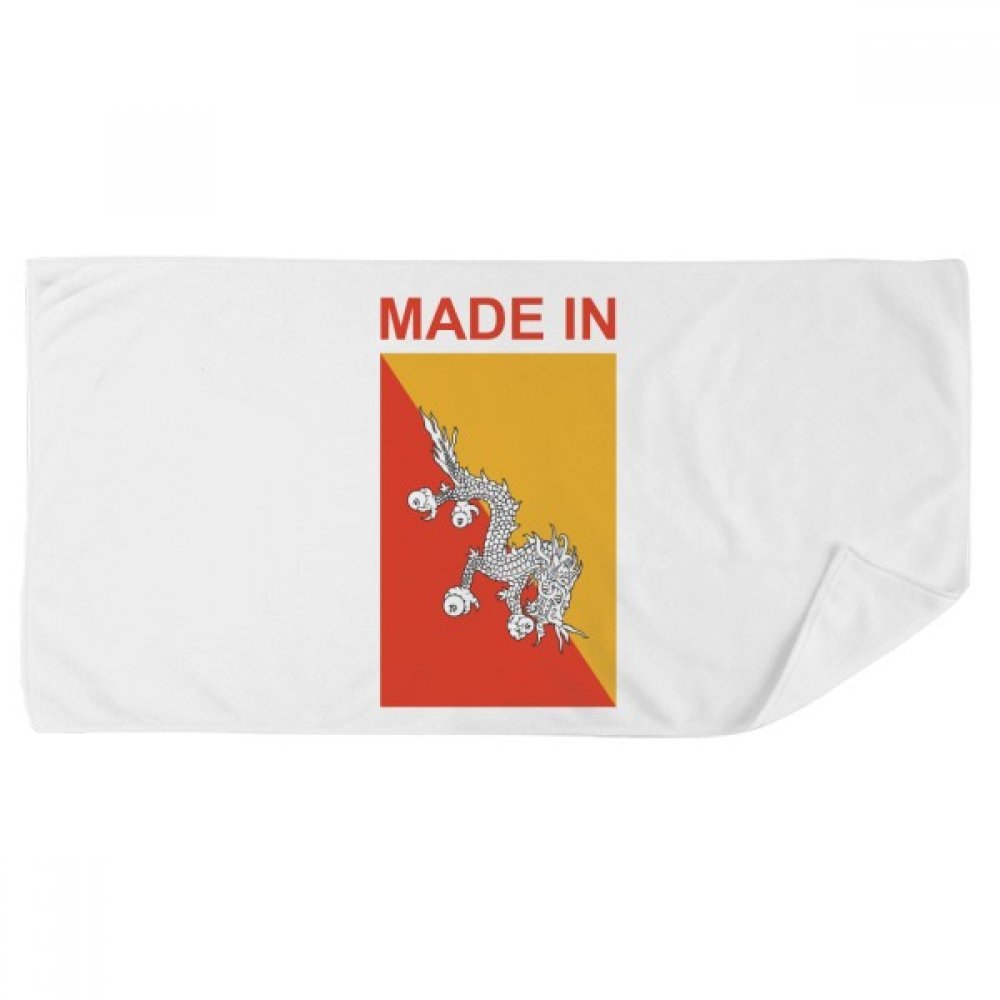 Serviette Bhoutan absorbante 35x70cm pour finir avec la peau irritée