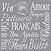 Produktbild RAYHER HOBBY 38906000 Schablone French Living, 30,5 x 30,5 cm, Polyester, SB-Btl 1 Stück