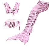  Amooy DiZi - Traje de Dos Piezas - para niña Pink Love 110 cm (4-5 Años)