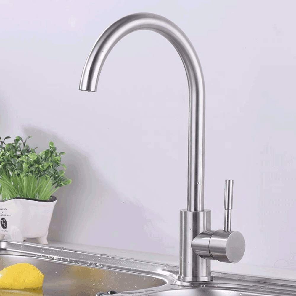Robinet de lavabo en acier inoxydable durable pour salle de bain moderne