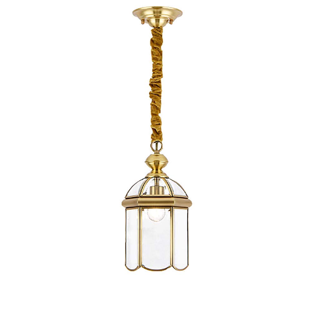 Lámpara de techo colgante estilo moderno y candelabro de 1 luz 1