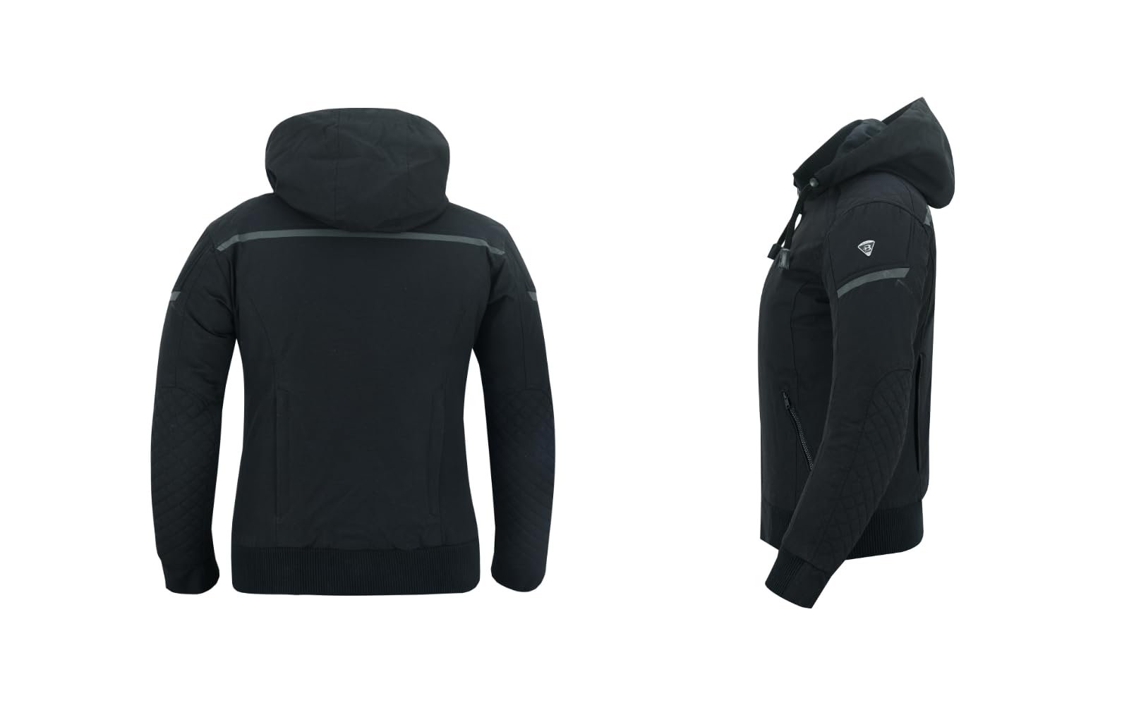 BLACKWILD - Chaqueta de moto para mujer, con certificado CE de City Street, ligera y transpirable, con capucha desmontable