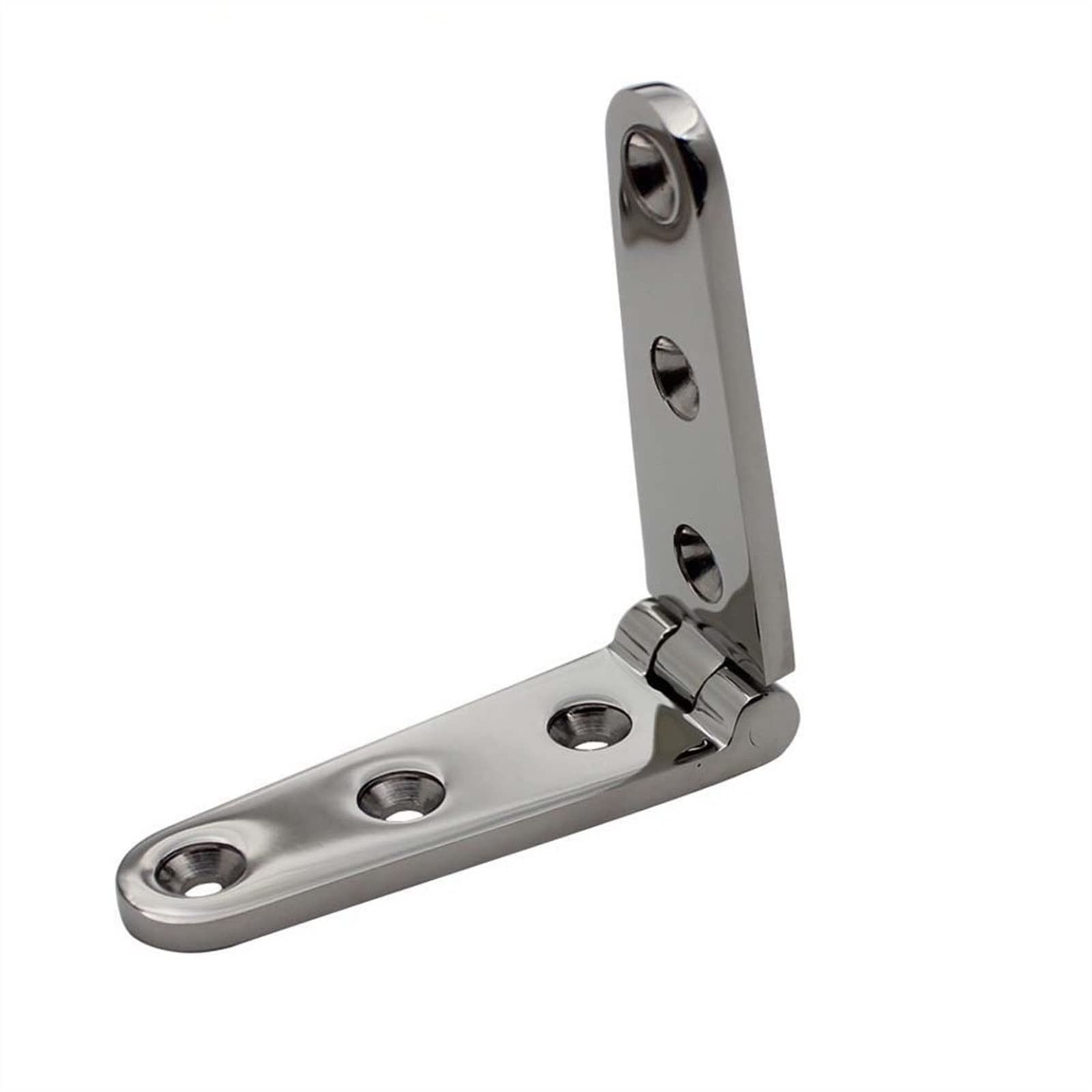 Charnière marine inox 152mm polie haute résistance pour porte de bateau