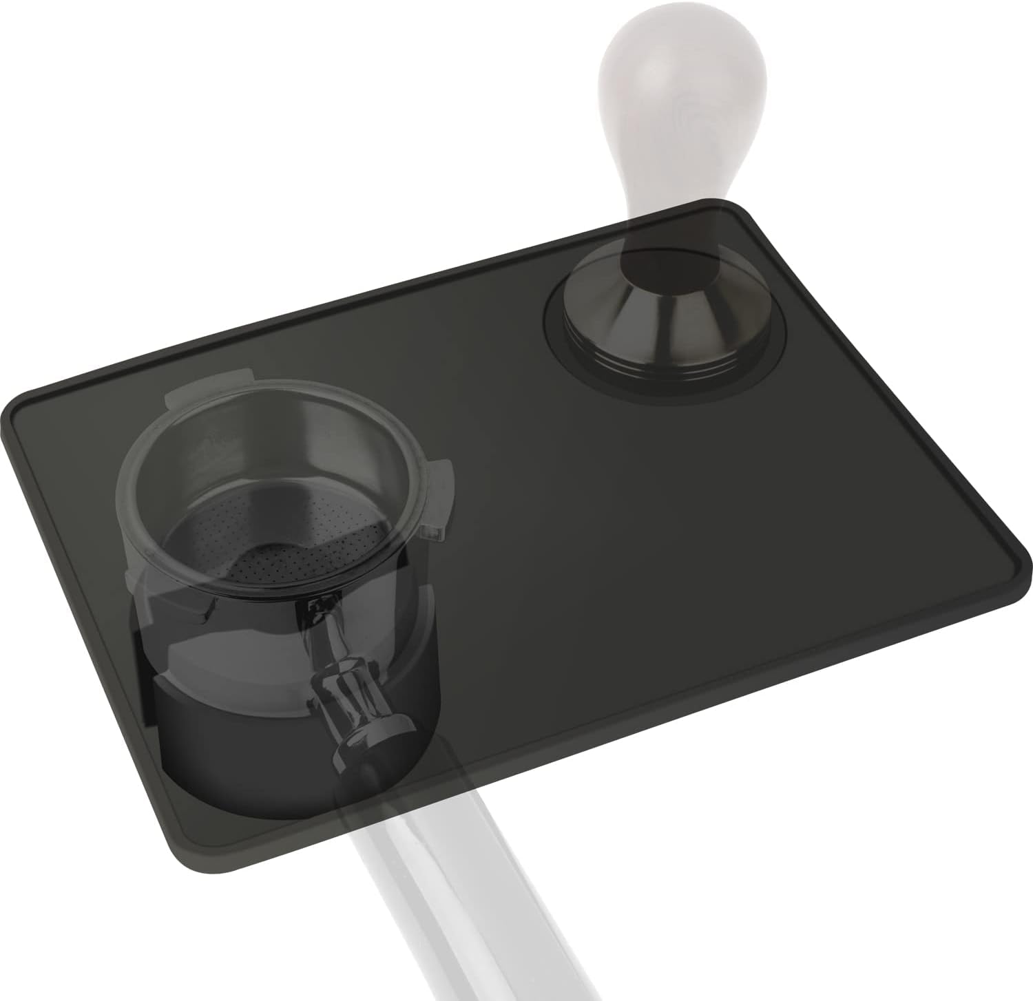 Apexstone Silicone Coffee Tamper Mat, Espresso Silicone Mat 8 Inch X 6 Inch