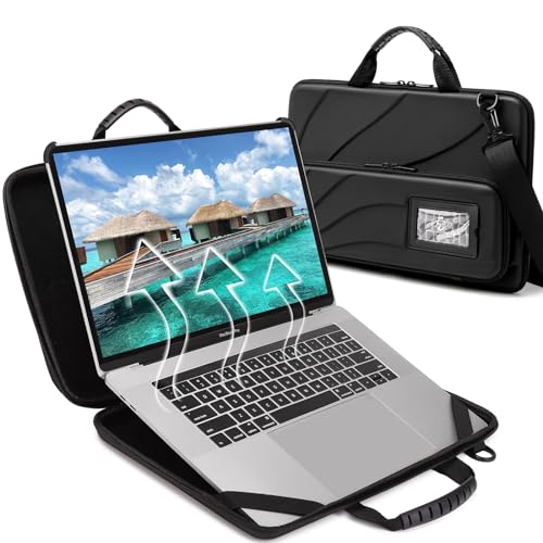 BUG 13-14 Inch Laptop Case Hard Shell, Protective Laptop Carrying Case with Stand for Heat Dissipation by BUG - Used condition - US$28.93