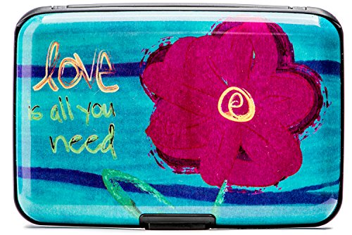 RFID Blocking Wallet Case for Women or Men, Theft Proof Credit Card Holder, Slim Design Fits in Front Pocket
