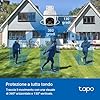Tapo C500 Telecamera Wi-Fi Esterno FHD, 360° Visuale, Telecamera IP di Sorveglianza, IP65, Visione Notturna a Colori, Rilevamenti Smart AI, Audio Bidirezionale, Allarme sonoro personalizzato
