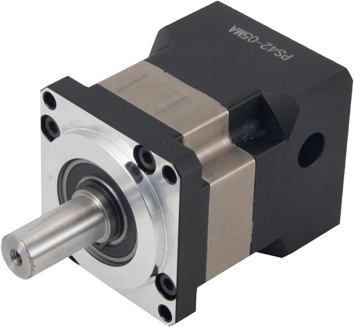 PF42 PLF40 High Precision Low Backlash 5 Arc Min Planetary Gearbox Reducer for 100w Servo Motor Or Nema17 Stepping(In 5mm and out 10mm,Ratio 4)