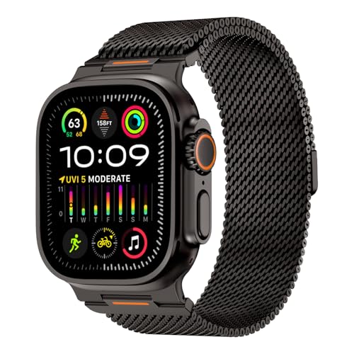YALOCEA Bands Compatible with Apple Watch Ultra 3/2/1 Band 49/46/45/44mm by YALOCEA - Used condition - US$10.88