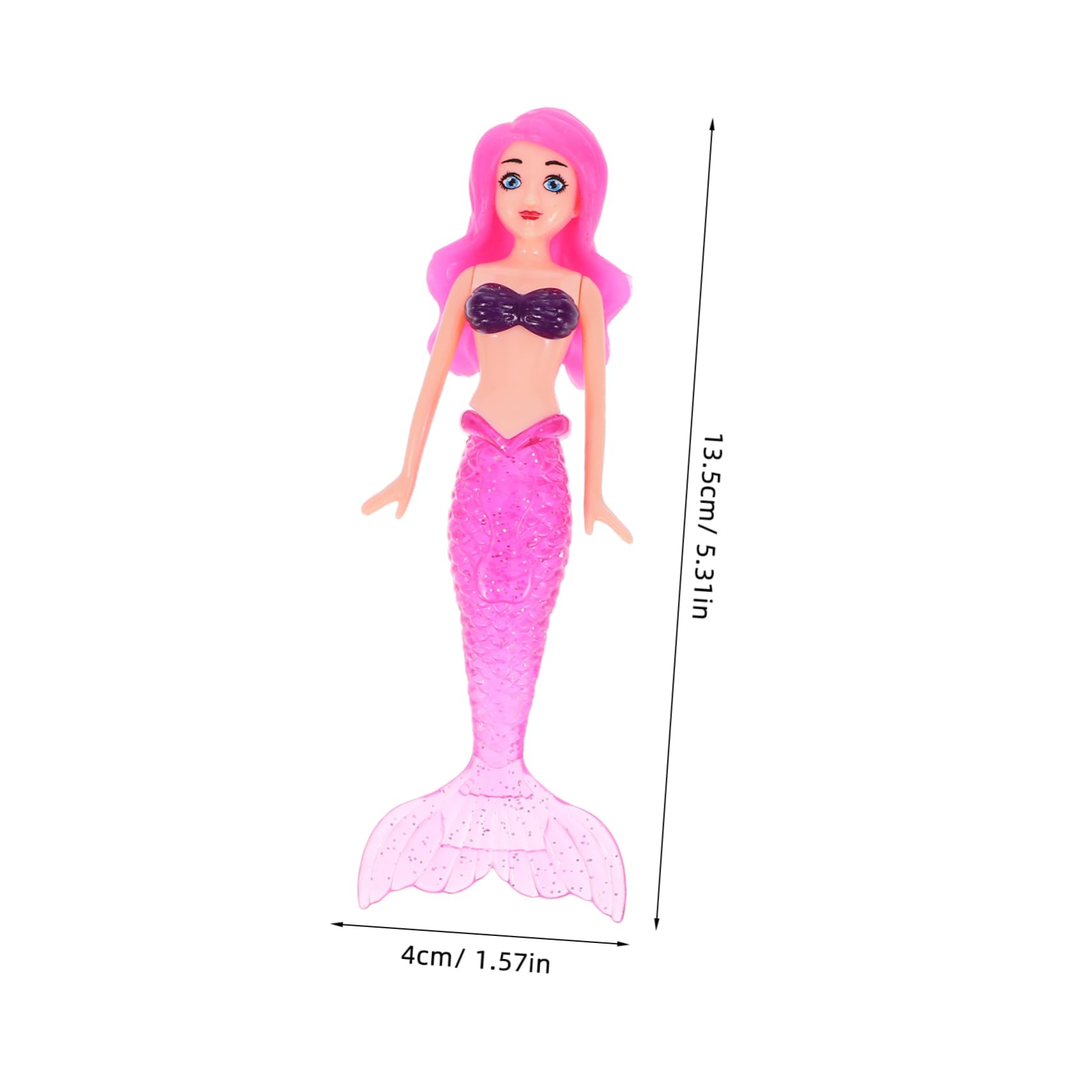 Kisangel Enhance Pool Fun 8 Mermaid Dive Toys Small Mermaid Dolls for Boys and Girls Toys