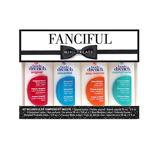 Body Drench Fanciful Mini Treats Body Lotions, 4 Count 2 oz each