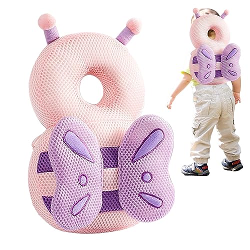 Mochila cabeça bebê – linda mochila proteção cabeça para bebê, almofada segurança para as costas ant