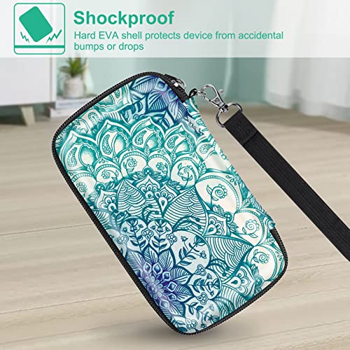 Fintie Protective Case For Kodak Step/Kodak Mini 2 Hd/Kodak Printomatic/Kodak Smile Camera & Printer - Shockproof Hard Shell Carrying Case With Inner Pocket, Emerald Illusions #TOP3