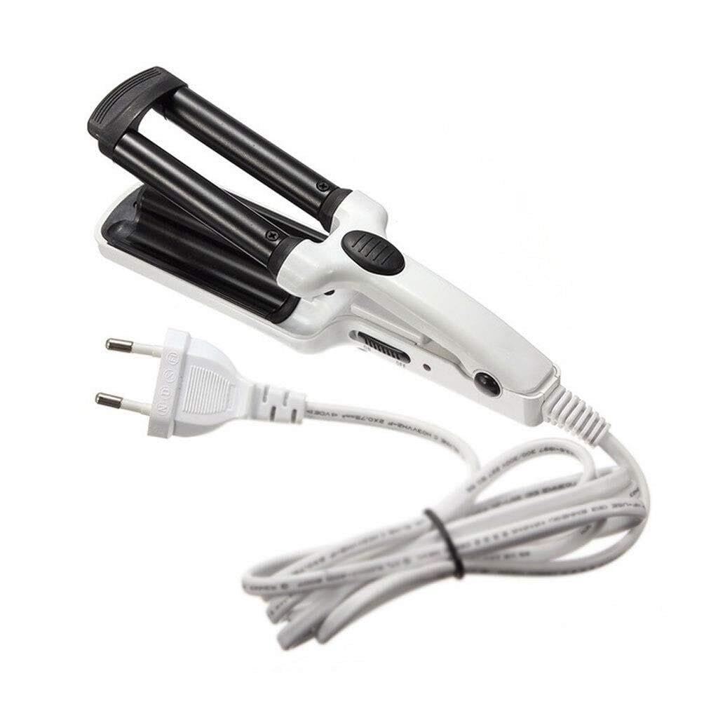 3 Barrel Ceramic Hair Curler Crimper Curling Iron Tong Waving Wand for Beautiful S Waves Salon Tools for