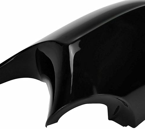 Miniatura 6 de KYYET Tapas de cubierta de espejo lateral estilo LCI M3, color negro brillante, compatible con BMW Serie 3 E90 E91 2009-2011E92 E93 2011-2013 LCI M3